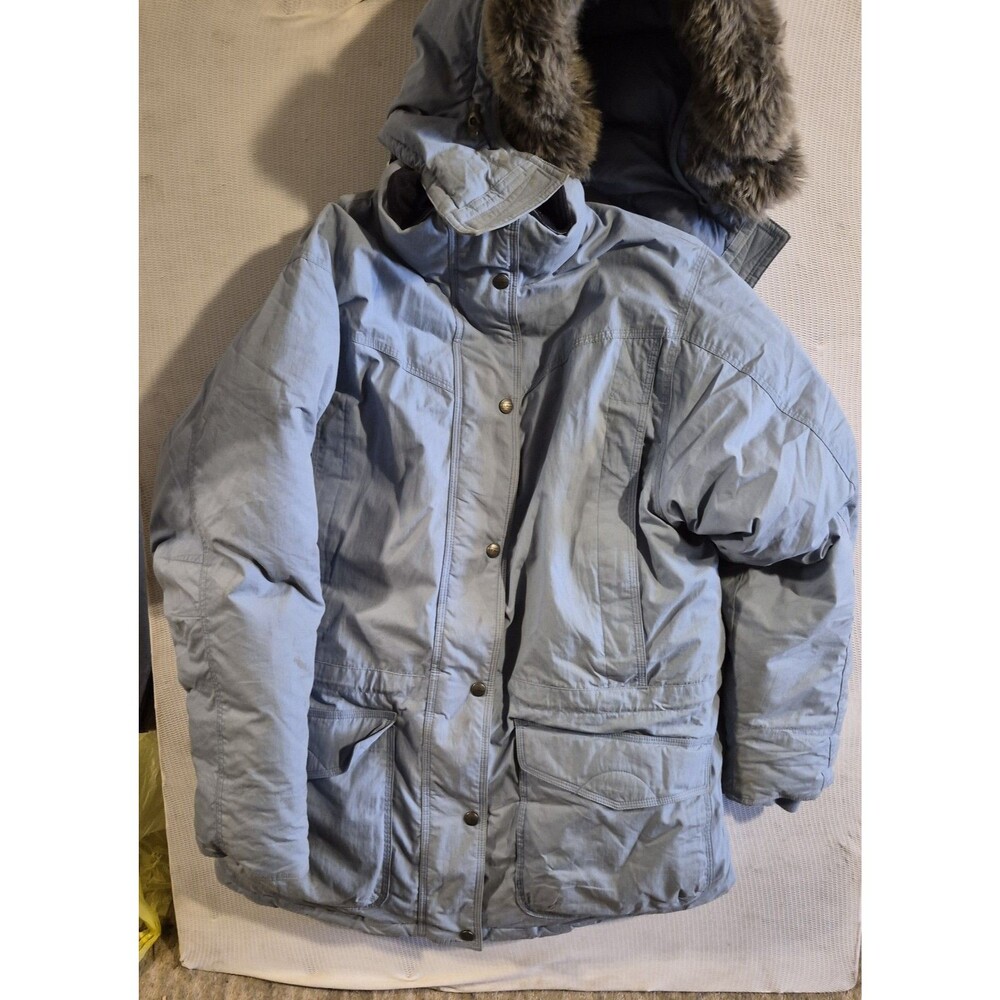 L.L. Bean Goose Down Jacket Coat Women’s Small Baxter State Parka Hooded Puffer